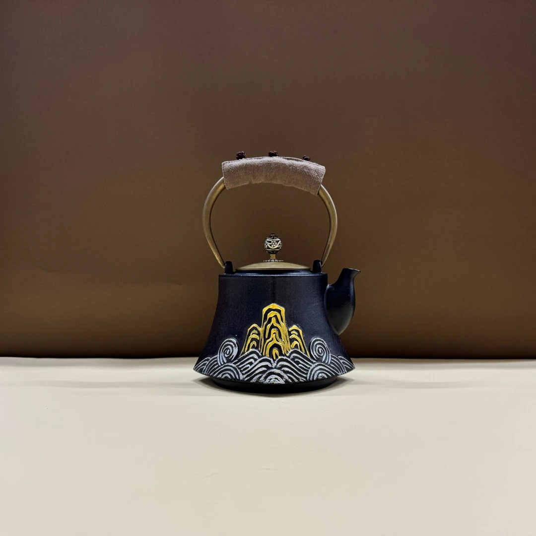 [一统江山]铸铁壶铁壶家用大容量烧水泡茶壶纯手工煮茶器具