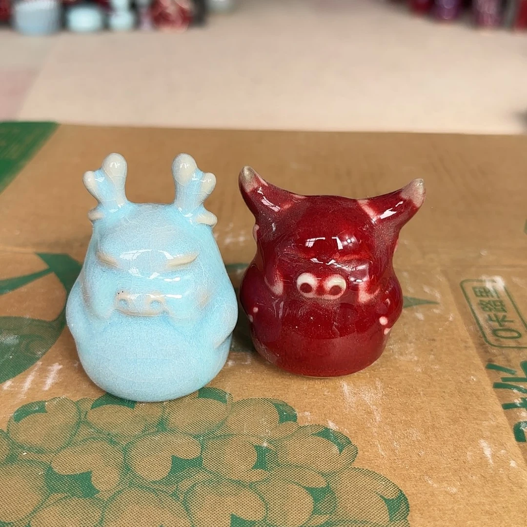 陶摆件郑家钧窑摆件
