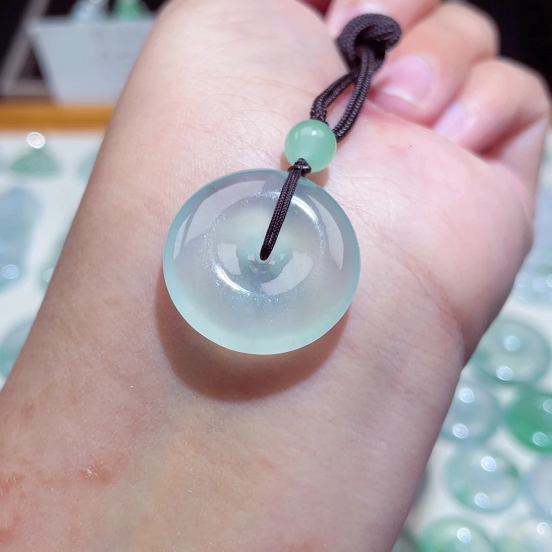 颈饰未镶嵌翡翠扣子