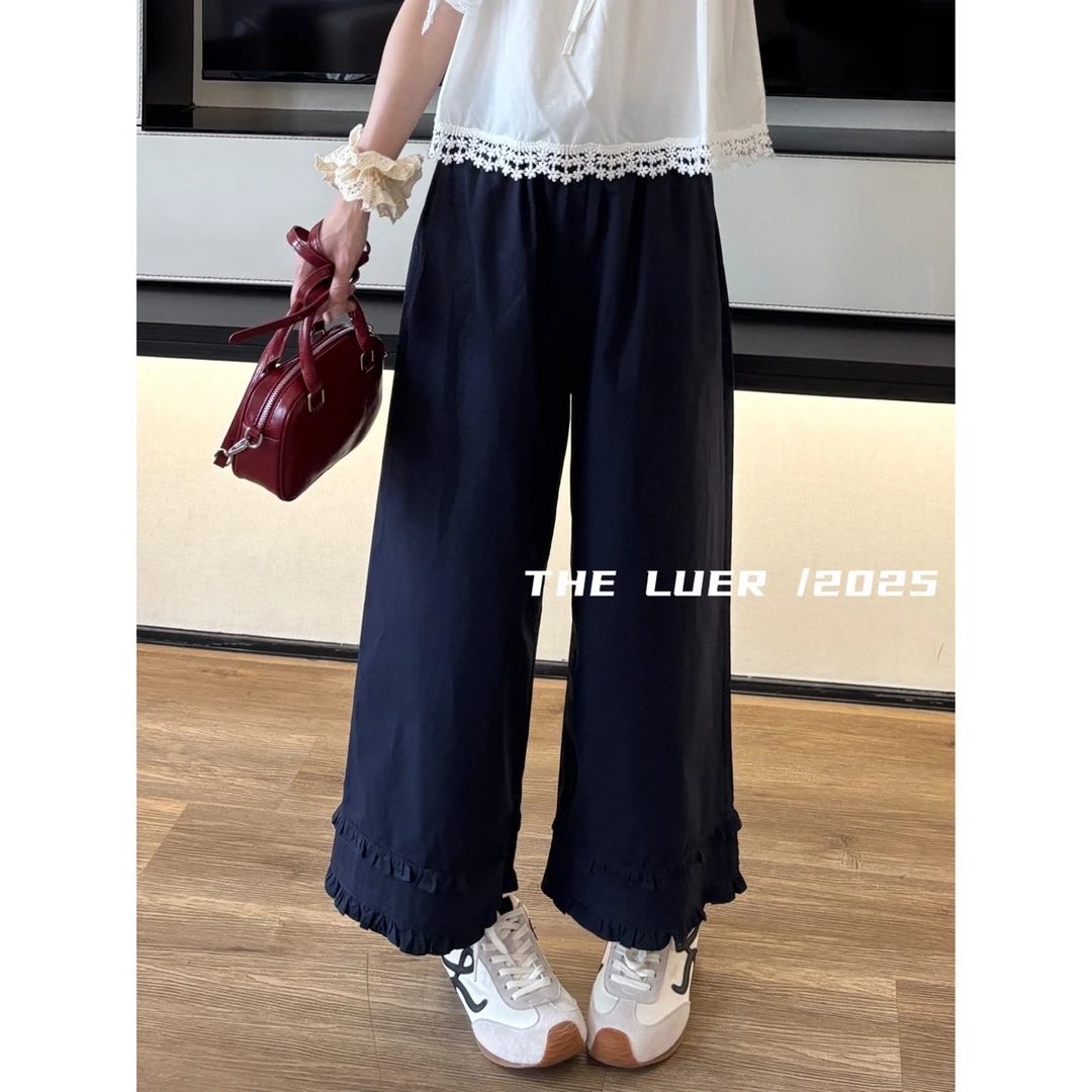 【LUER】花边裤 ~夏季韩系木耳边花裤1193