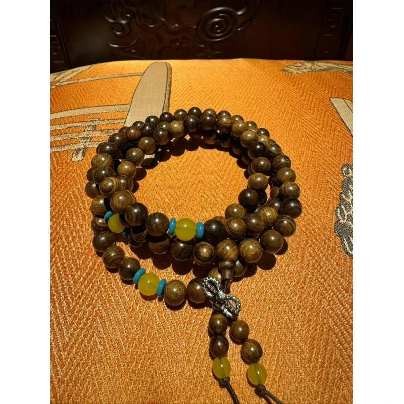 黄花梨多圈手串LQ276（无礼盒）