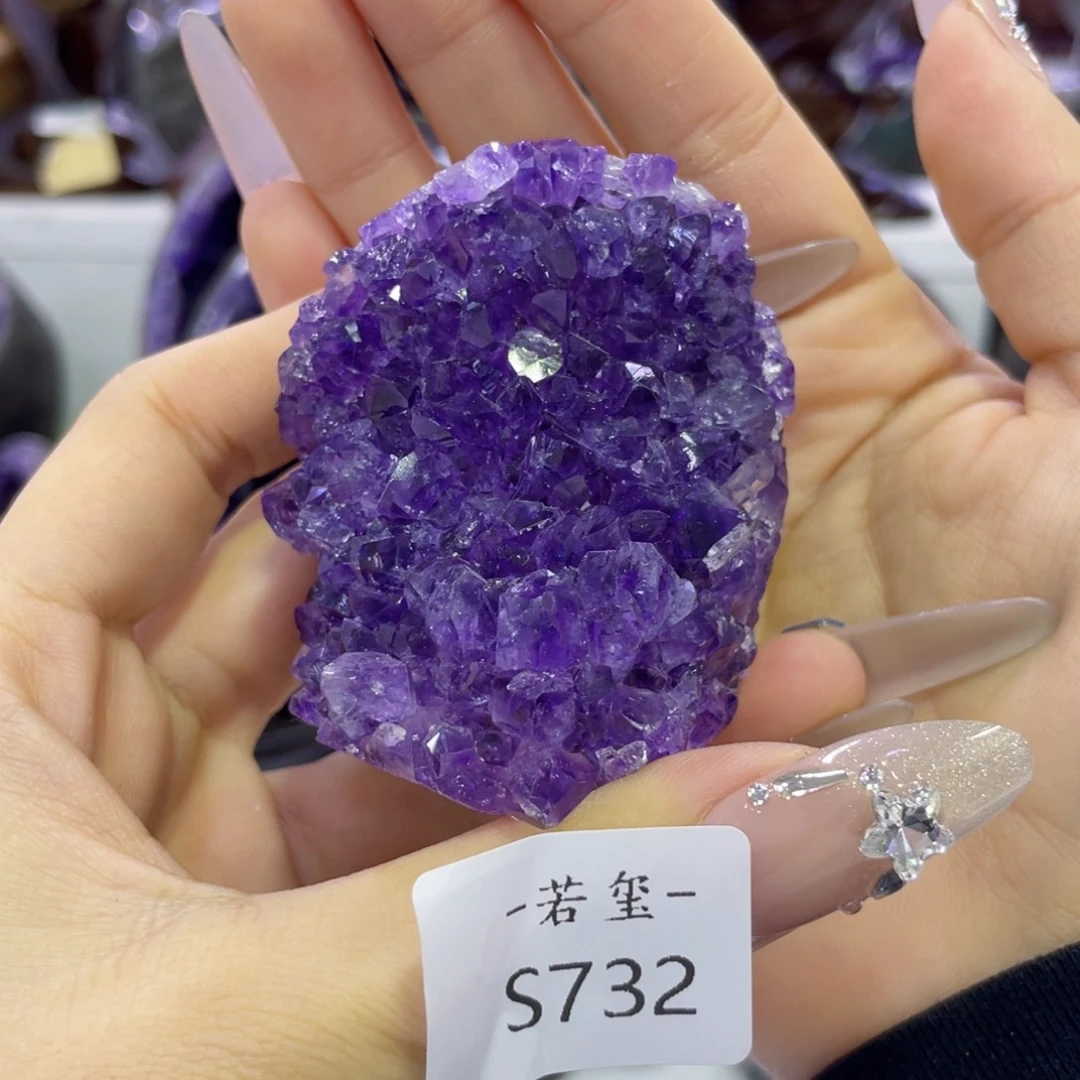 未镶嵌紫晶大型摆件（非配饰）乌拉圭紫水晶摆件732