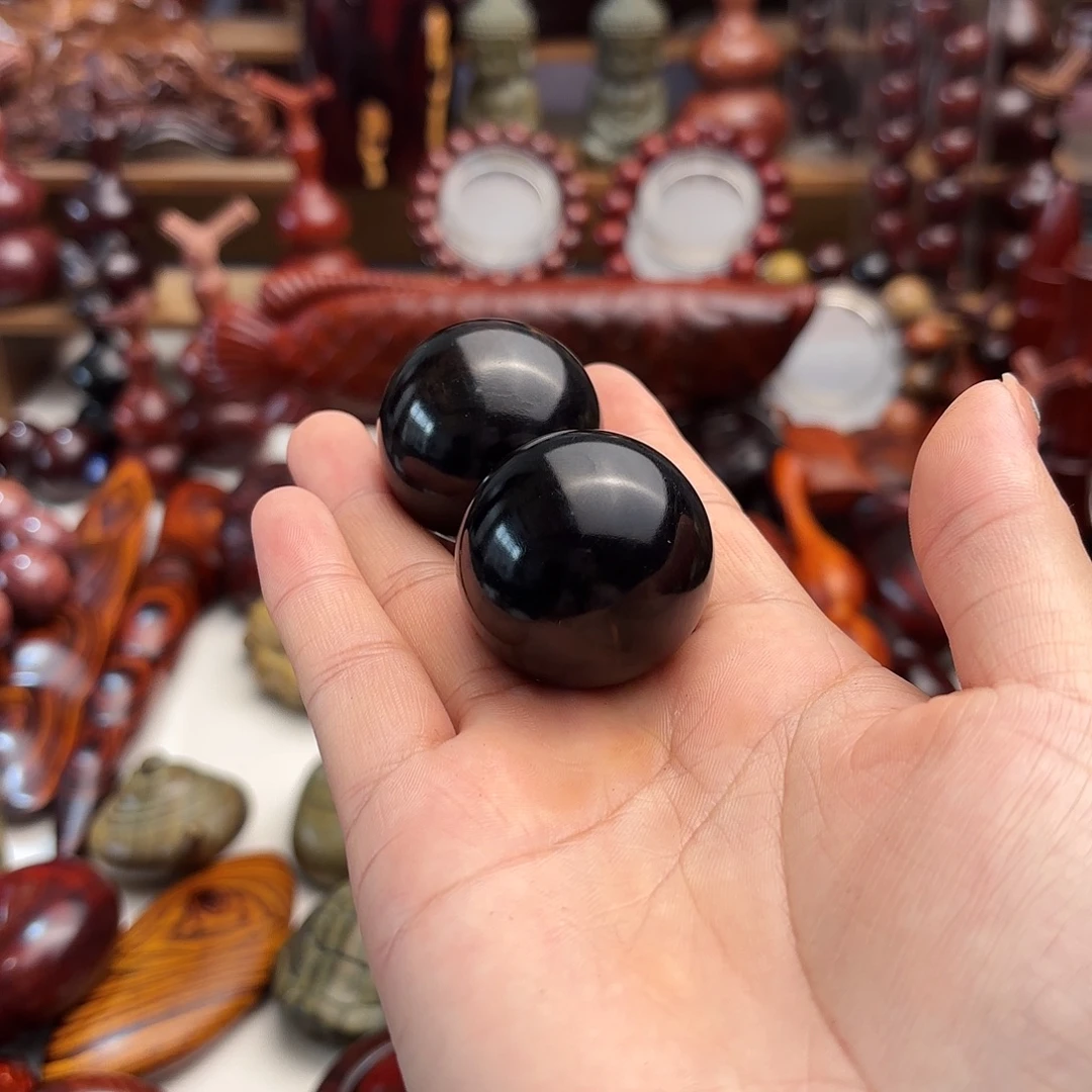 香榧木紫光檀紫光檀3.5手球