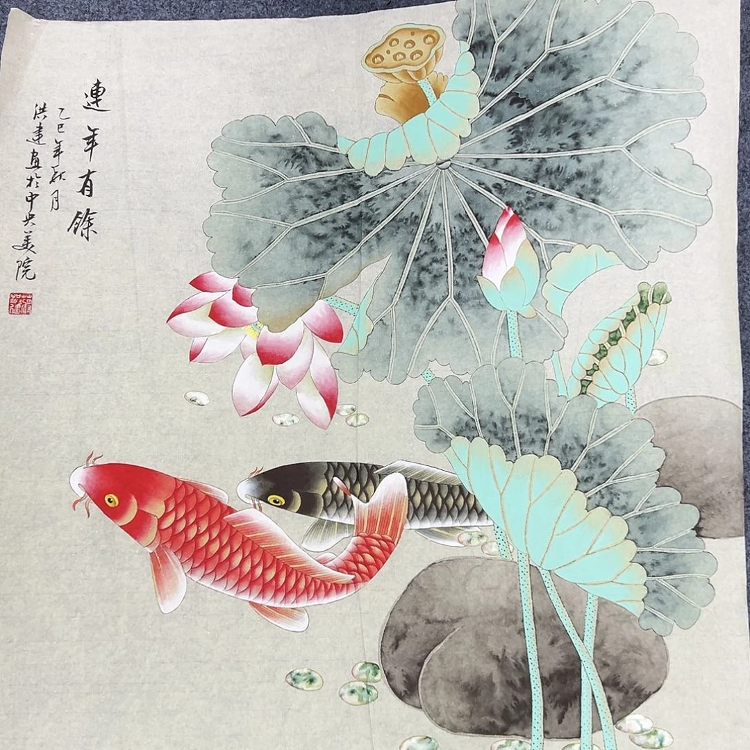 国画国画作品宣纸纯手绘