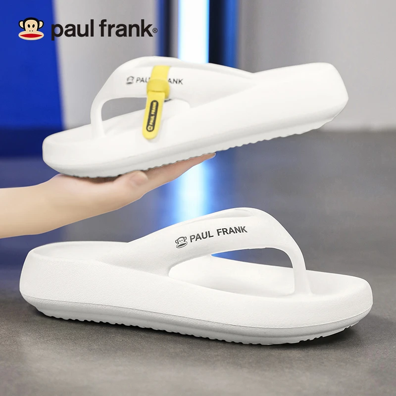 大嘴猴人字拖夏季外穿2025新款厚底踩屎感夹脚情侣沙滩凉拖鞋男