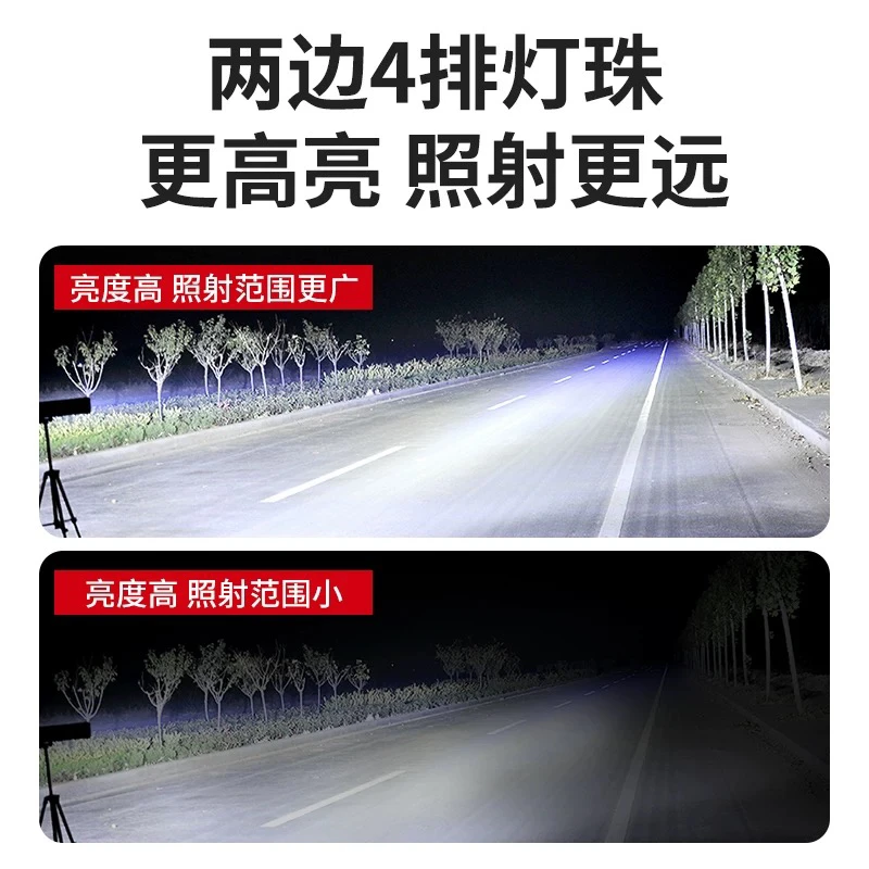 多款车型专用LED大灯改装远近光货