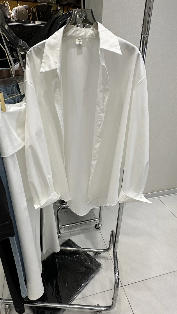 时尚长袖衬衫女装宽松气质显瘦百搭休闲上衣