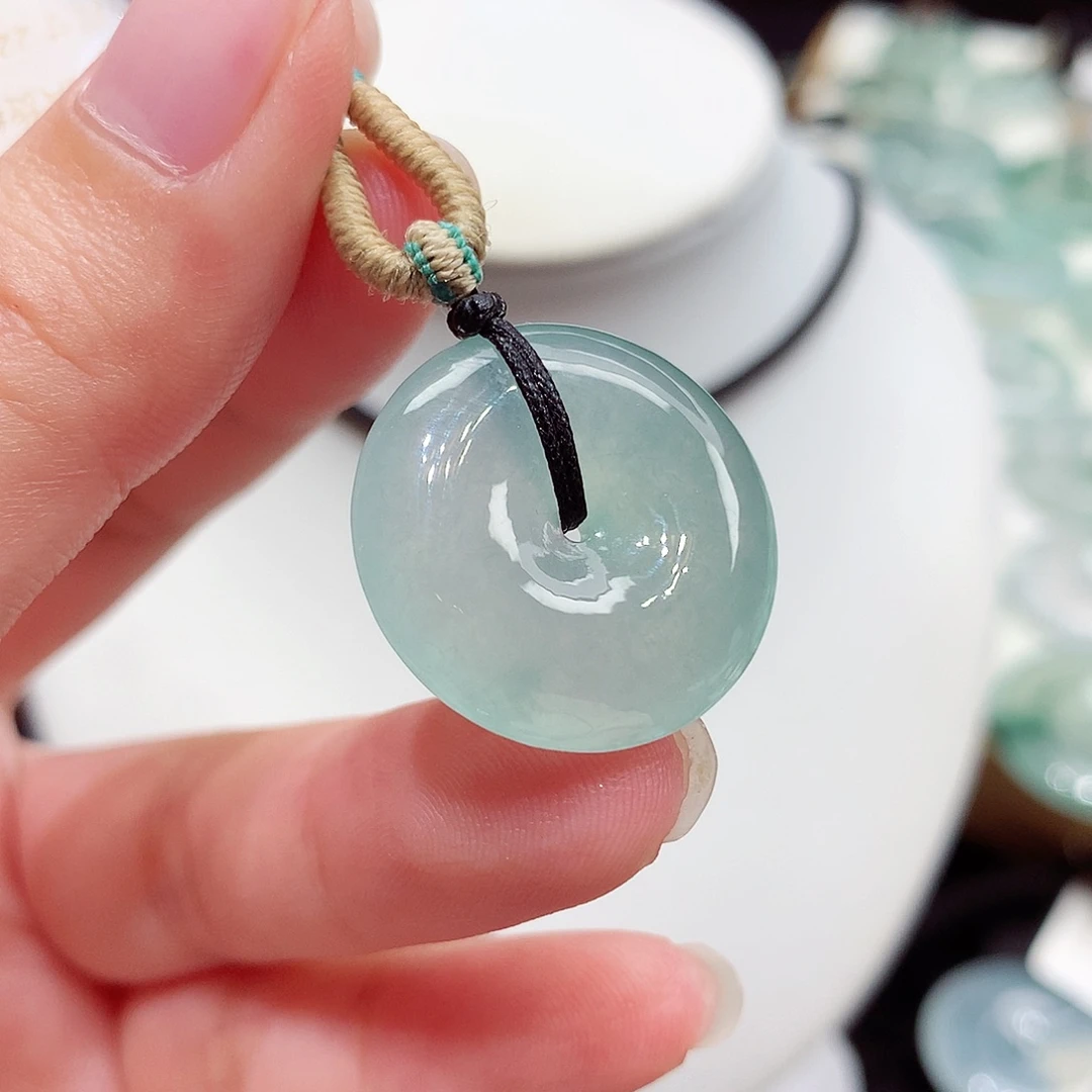 颈饰未镶嵌翡翠翡翠14，22.1/5.6