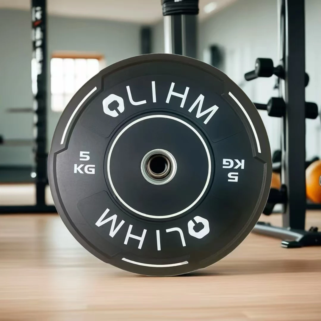 新疆西藏墨染全胶杠铃片-臀推三大项训练杠铃片-环保材质-