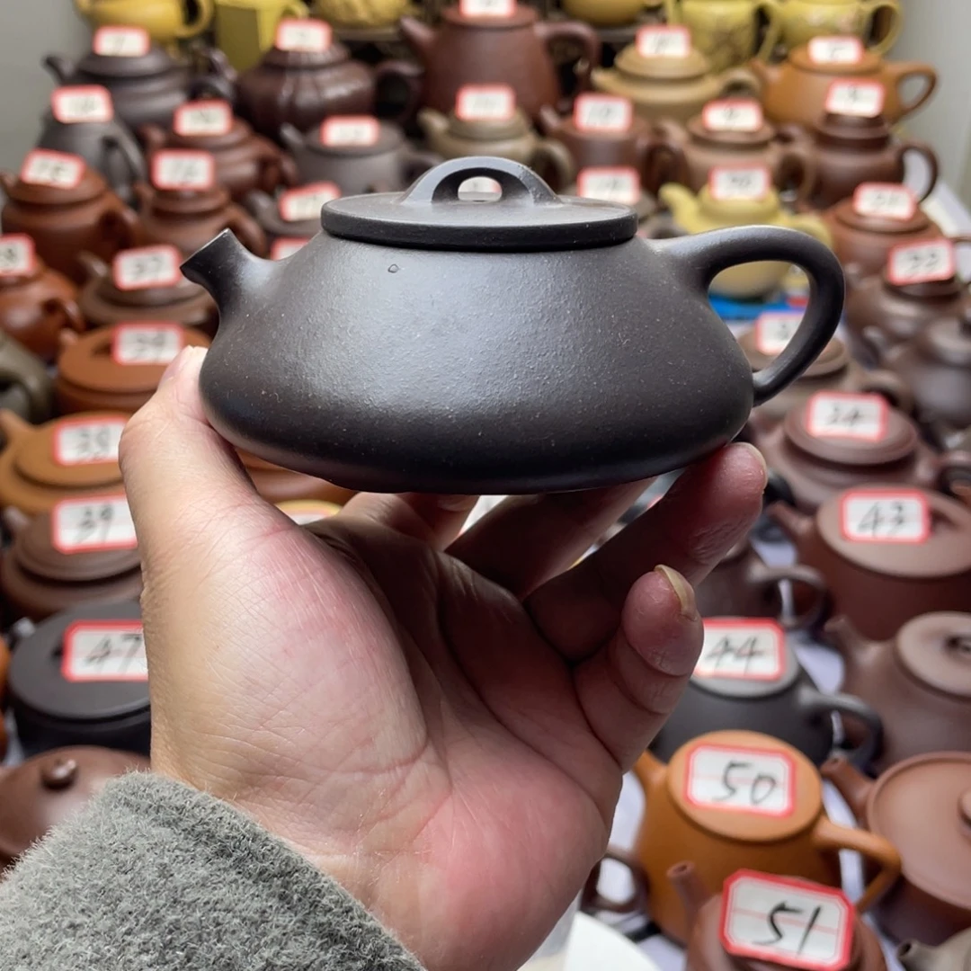 紫砂茶壶宜兴紫砂半手工