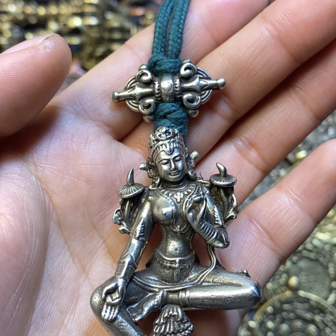 藏式绿度母牌子搭配