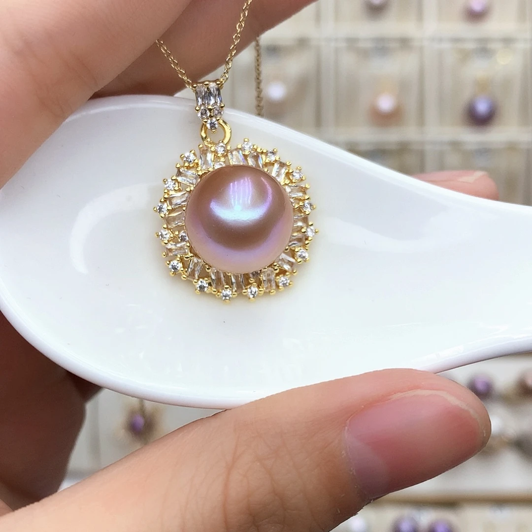 淡水珍珠颈饰合金