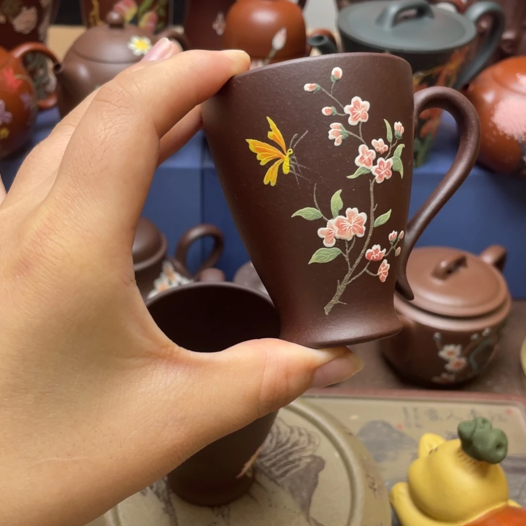 茶杯紫泥紫砂主人杯100cc
