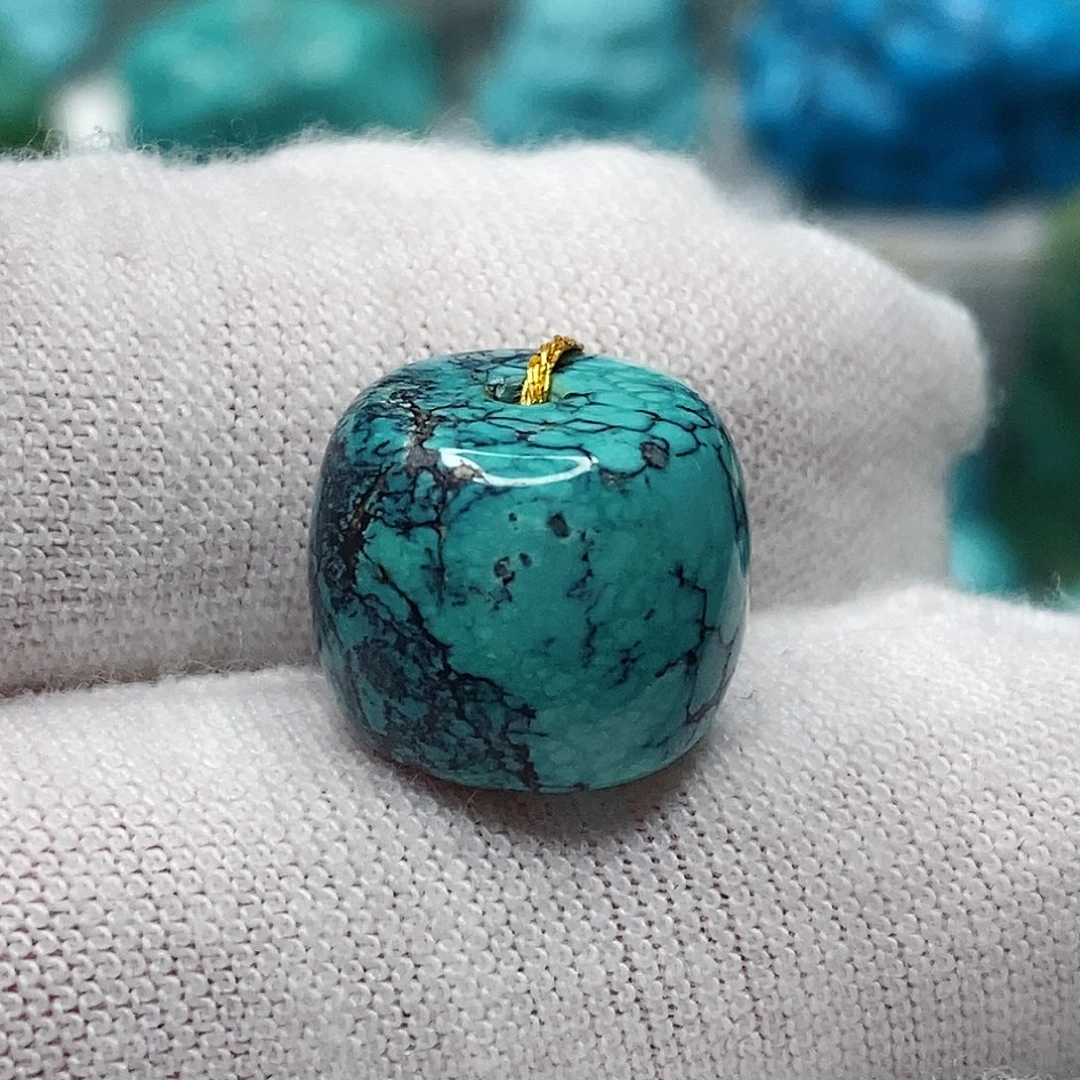 绿松石未镶嵌天然原矿 地大质检