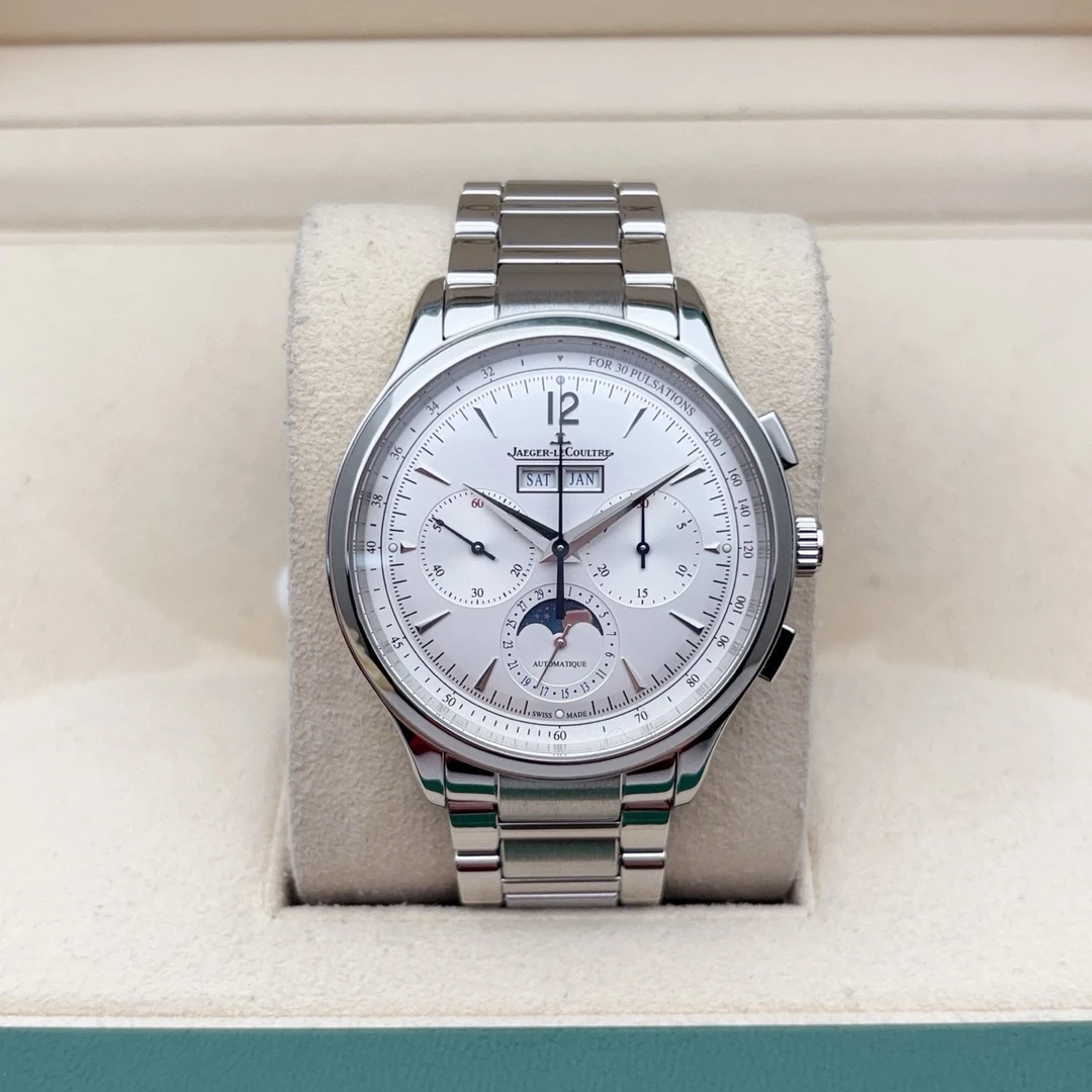 99新 Jaeger-LeCoultre/积家 大师413813J机械男表/40mm时尚