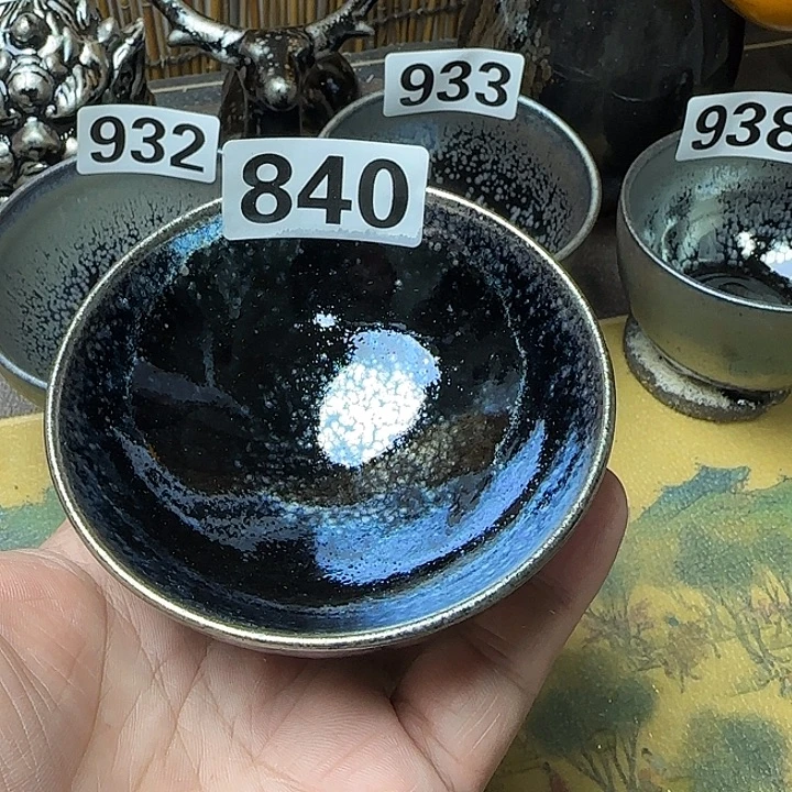 茶盏建盏杯主人杯龙窑柴烧