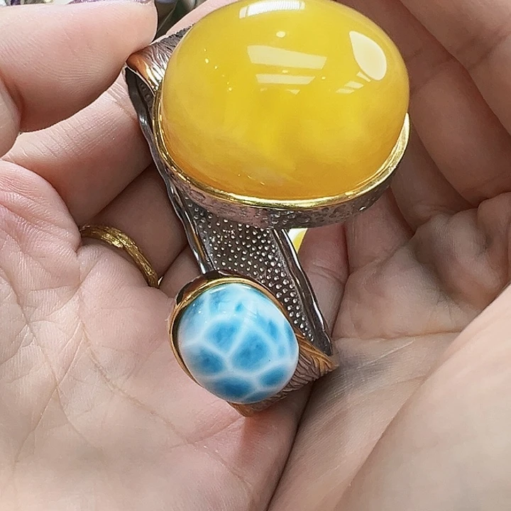 琥珀未镶嵌珠宝奇石