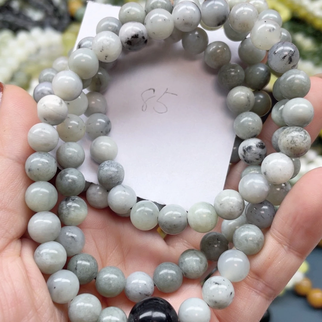 未镶嵌蛇纹石玉手链