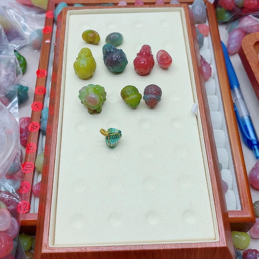 玛瑙/玉髓手链未镶嵌?****善盐源8