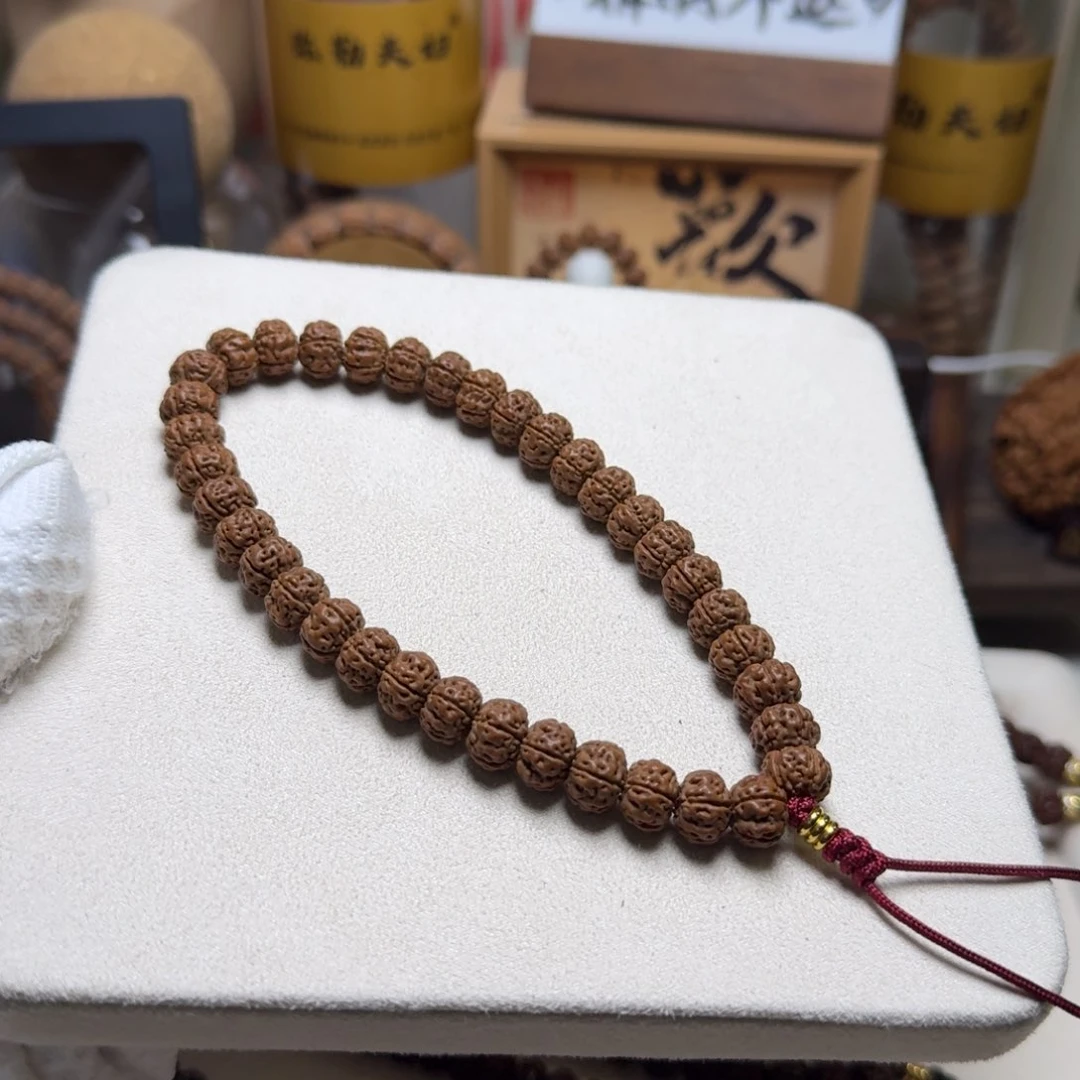 北***J金刚菩提手串头货老树王单圈 9.5mm士