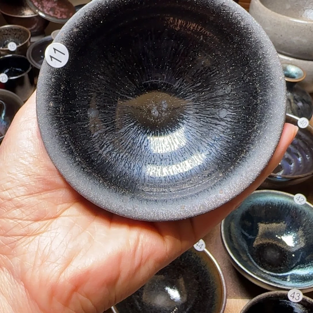 茶盏五**?11复古盏第一人罗宜和黑毫