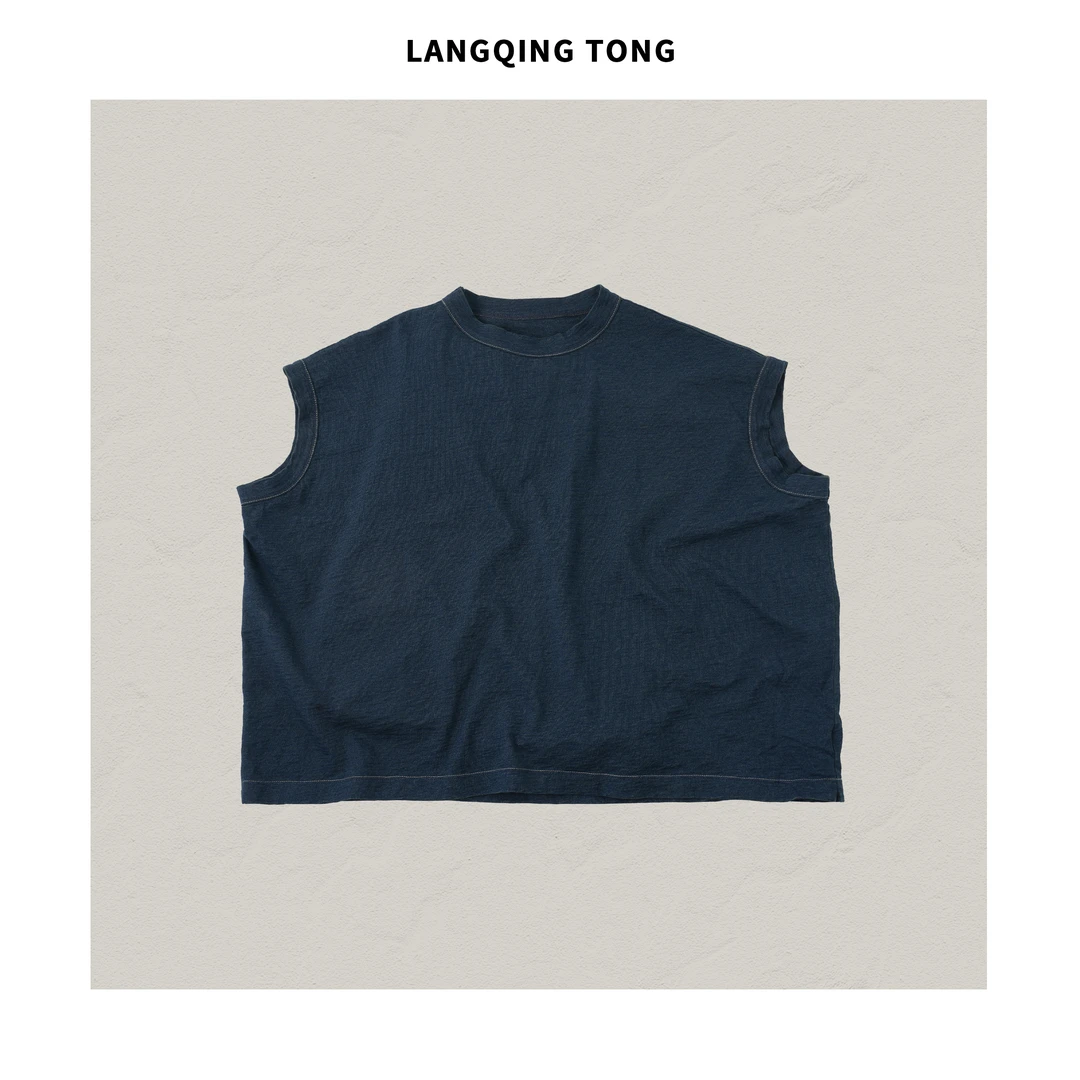 浪清/女装推荐 桑德瑞全棉宽松T恤43506#