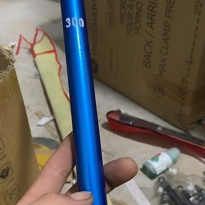 蓝色3米海杆一根随机发
