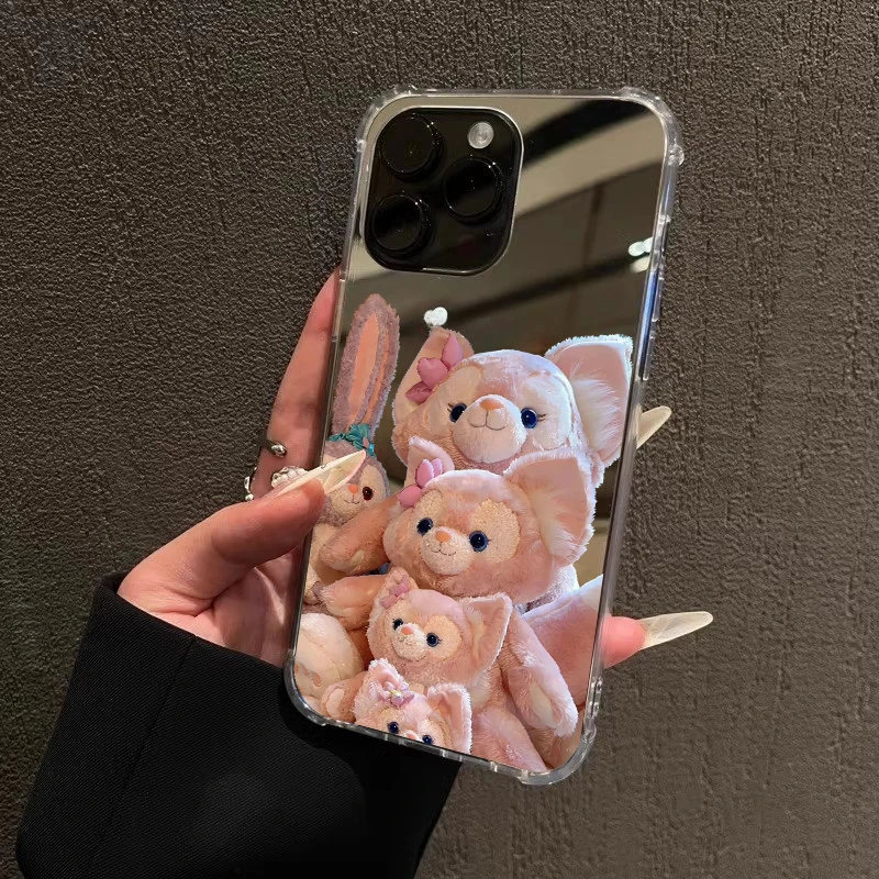 公仔玲娜贝儿镜面手机壳适用iPhone17promax苹果14女1316星黛露15