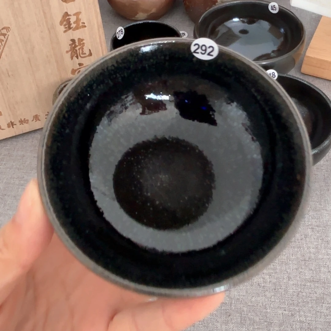 茶盏子衿手工柴烧盏磨底刻字46