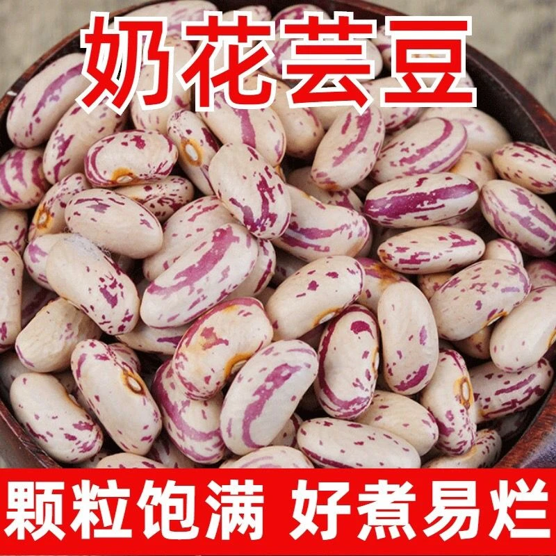 贵州新雀蛋豆奶花豆芸豆营养丰富可煮粥的五谷杂粮