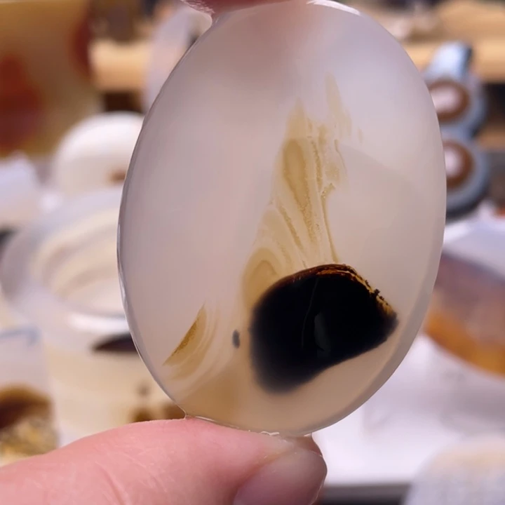 玛瑙/玉髓未镶嵌吊坠(不含链)