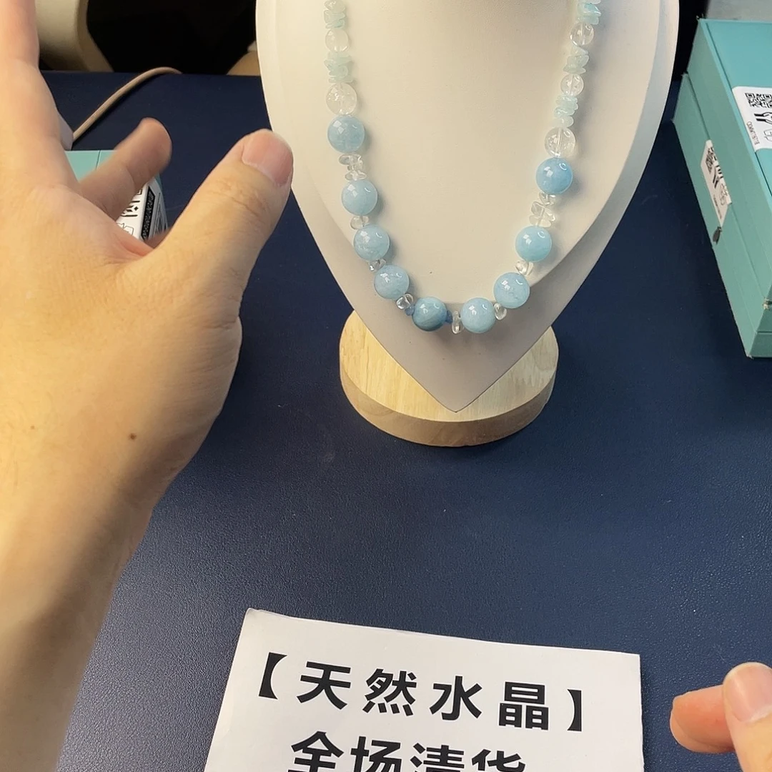 水晶手链银S925镶嵌