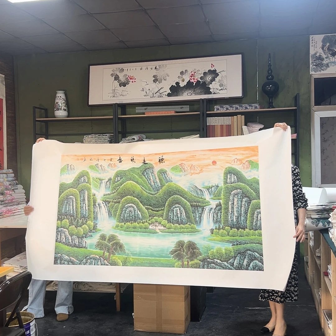 国画819 牡丹一如您飘逸三千