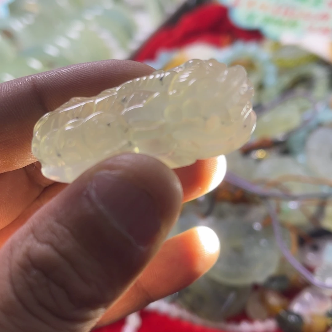 未镶嵌蛇纹石玉手链