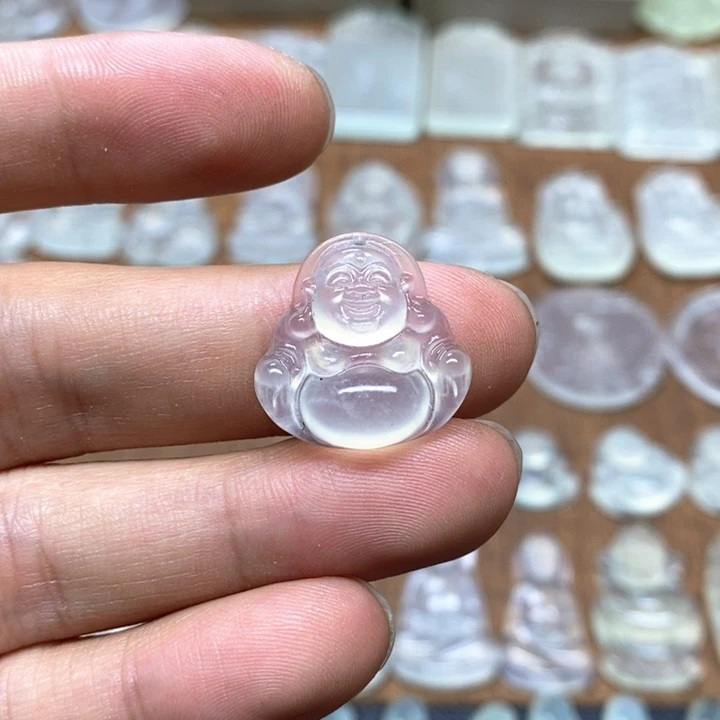 蛇纹石玉未镶嵌吊坠(赠链)