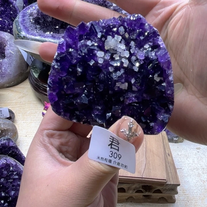 未镶嵌珠宝半成品紫晶