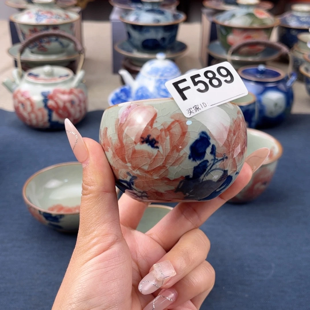 杯景德镇手绘手工茶具