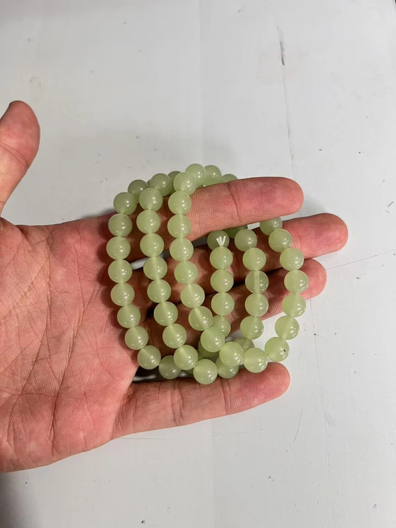 山料青提葡萄肉手串卡8mm