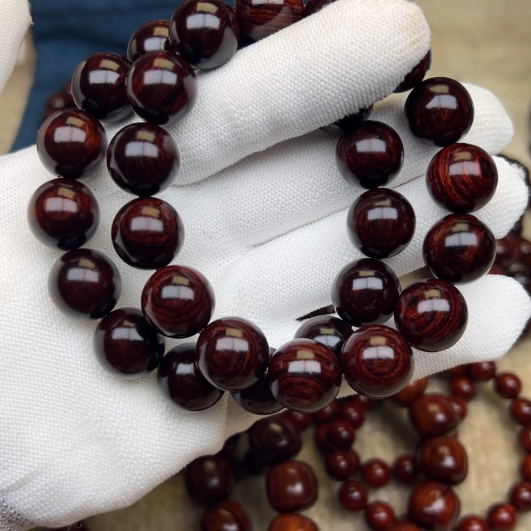 手串/手链花梨木类红降15圆珠土埋老香树满油单圈