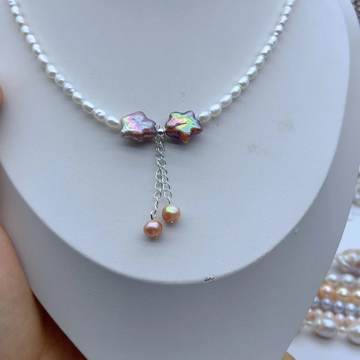 淡水珍珠颈饰未镶嵌