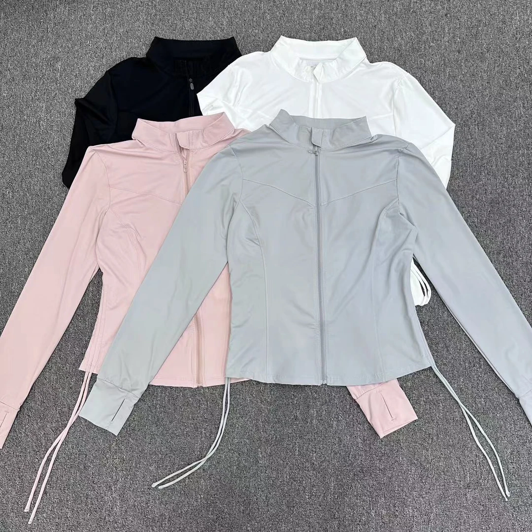 【周周家】5758濮院夏季开衫外套纯色修身女士休闲时尚街头风