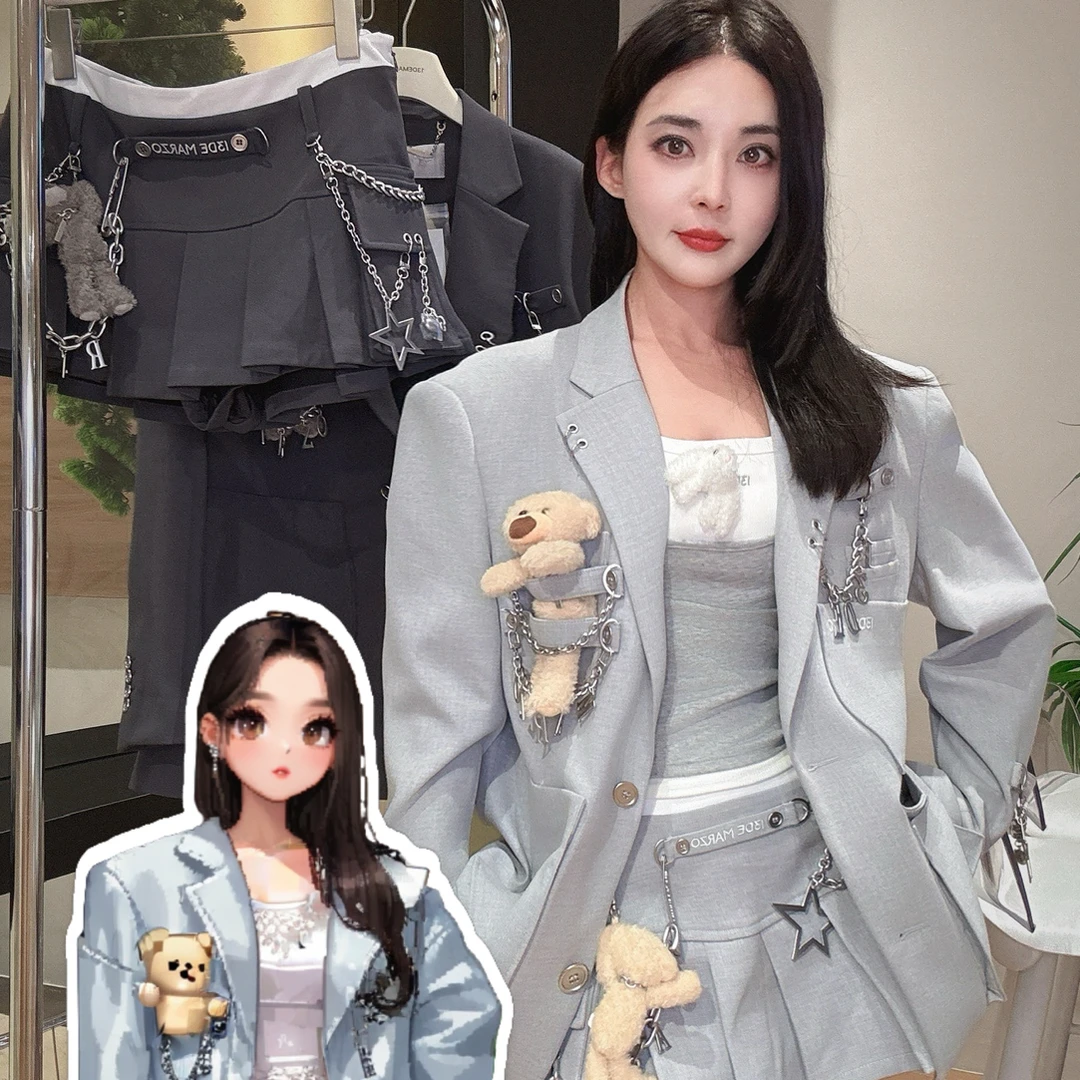 13DE正品链条重工西服套装 部分现货
