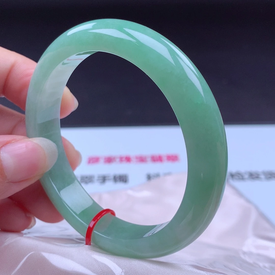 翡翠未镶嵌手镯手镯001409
