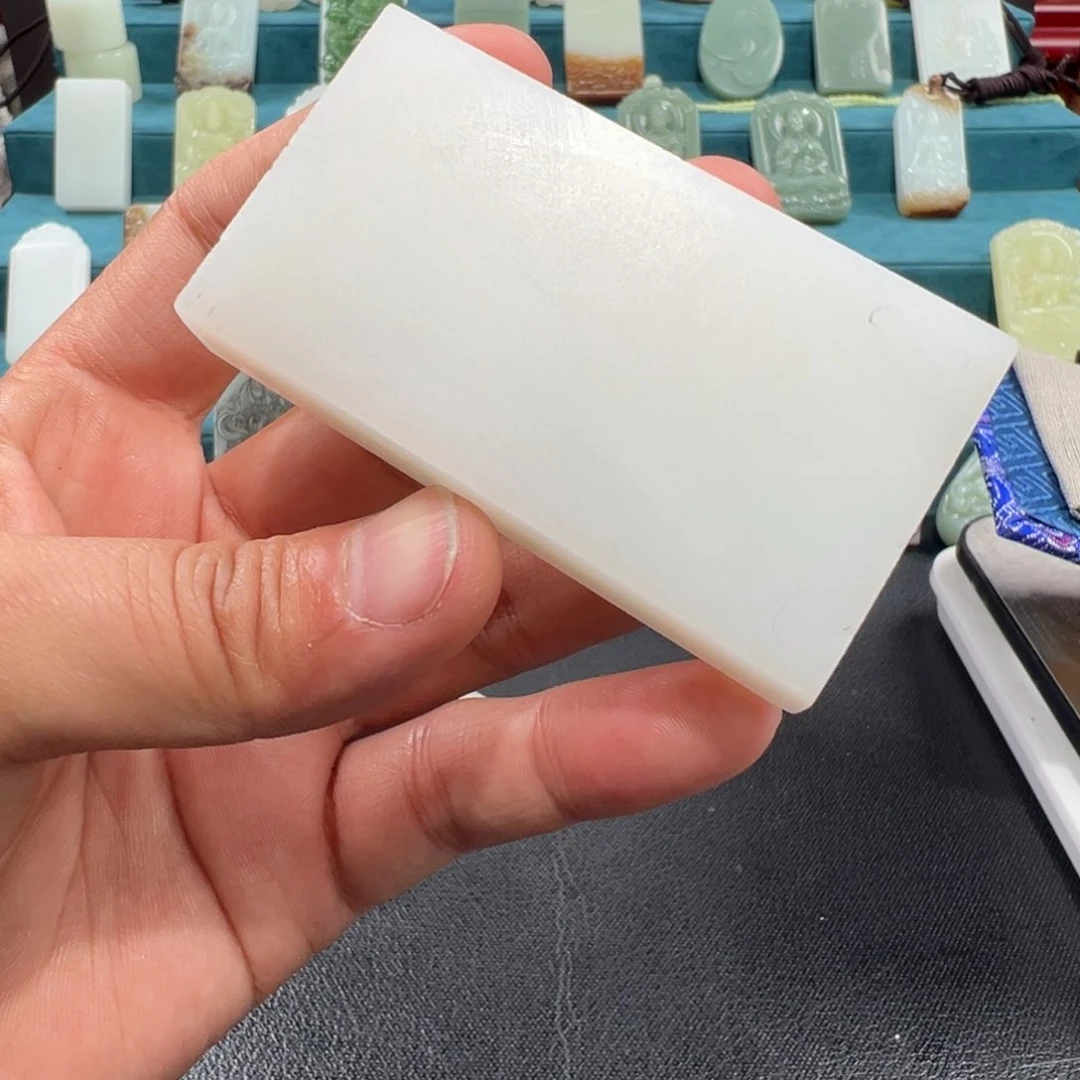 挂件未镶嵌定制和田玉笃*悠