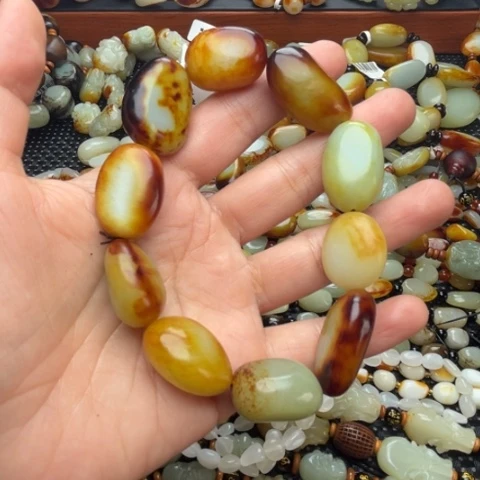 和田玉手链未镶嵌航