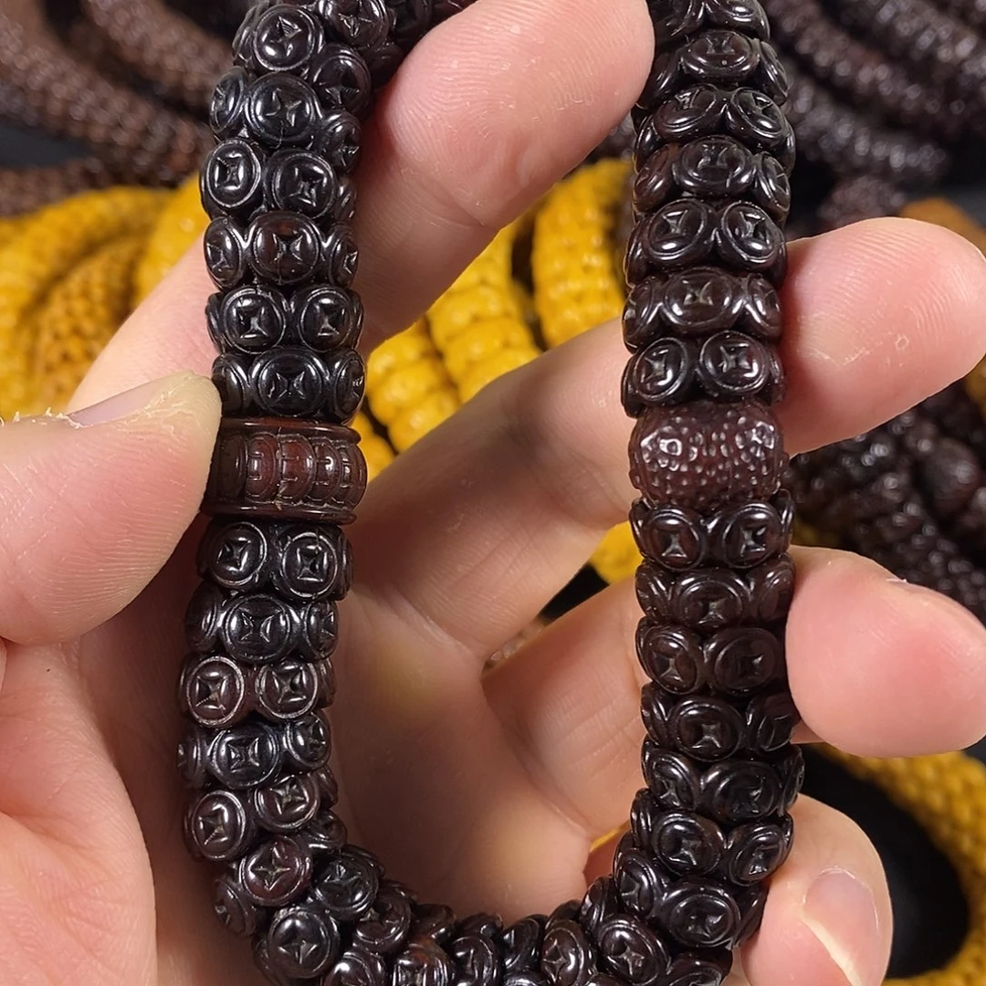 紫金鼠手串配饰钱币14