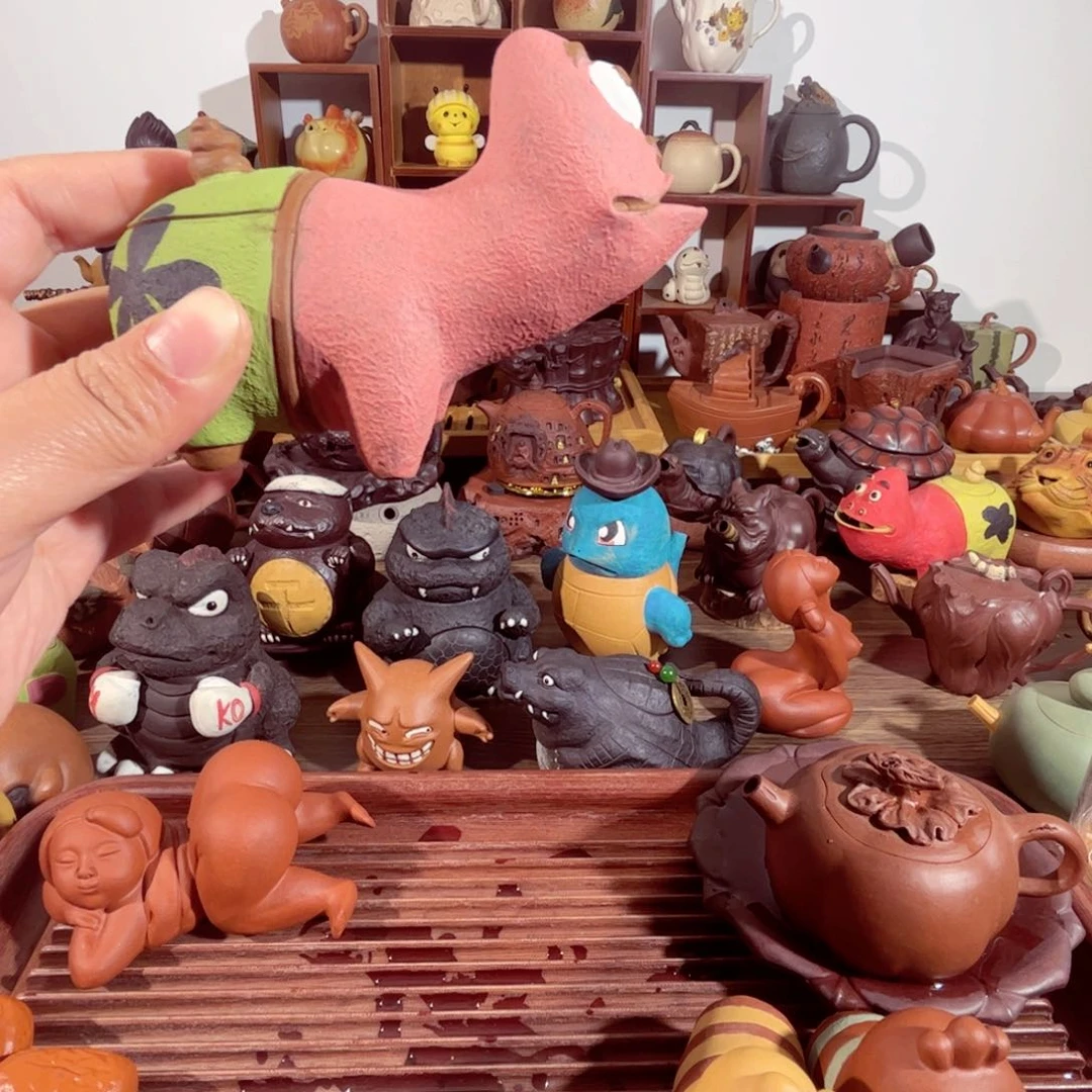 紫砂茶壶?****纯手工制作过程非常