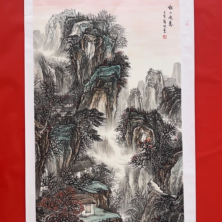国画画家苏珊老师精品原作