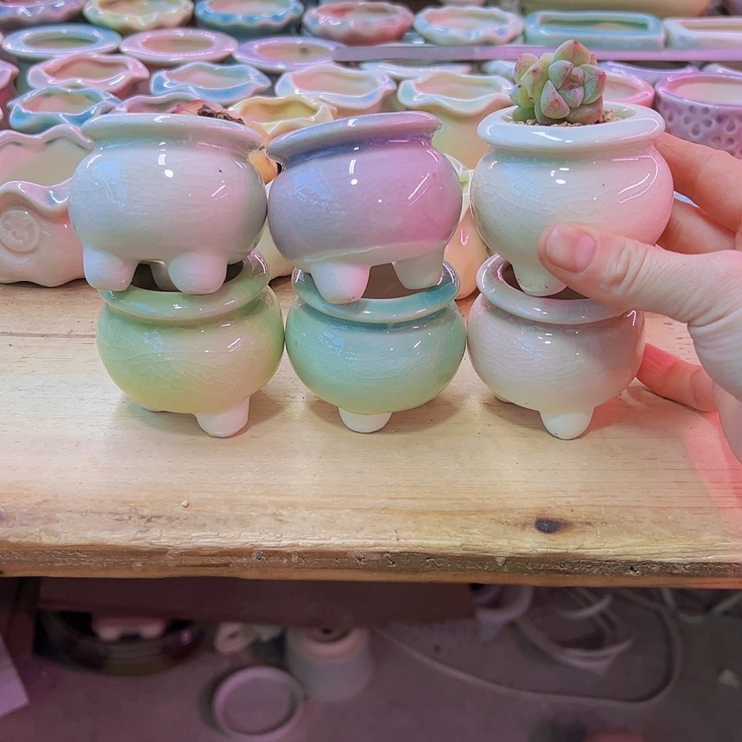 陶瓷花盆当场凑满12包邮