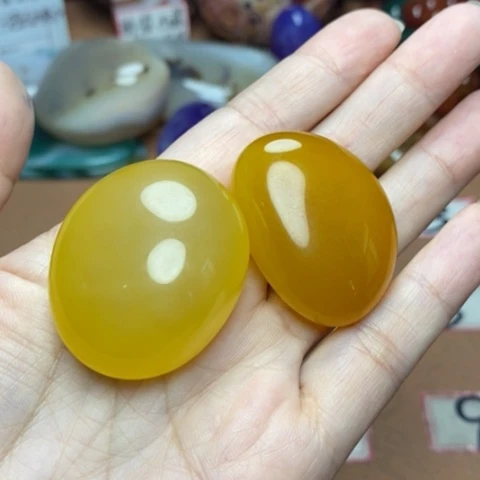 未镶嵌玛瑙/玉髓珠宝奇石v*l打孔不退不换